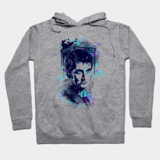 Watercolor Tenth Doctor Hoodie